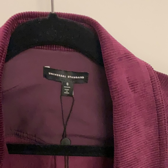 NWT Universal Standard Corduroy Shirt/Jacket in Gamay Purple - Picture 2 of 5